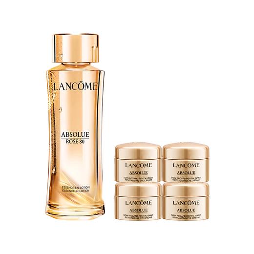 Lancome/全新兰蔻菁纯玫瑰精华水新版150ml+兰蔻菁纯眼霜5ml*4（等于正装容量20ml） 香港直邮 商品图10