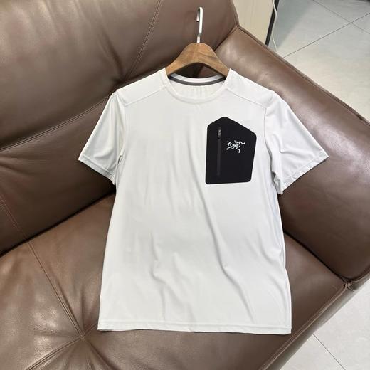 F032789凉感冰肤五色新款冰丝弹力透气压胶短袖T恤 商品图8