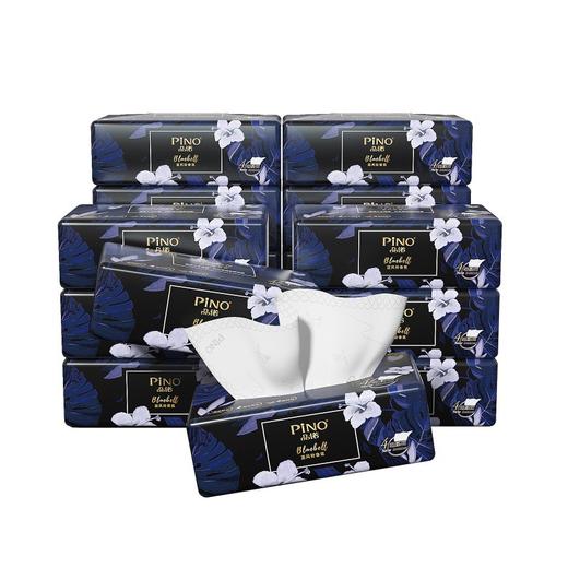 心相印 品诺系列蓝风铃香氛90抽16包四层塑装纸面巾（加大M码） ADA01332 商品图0