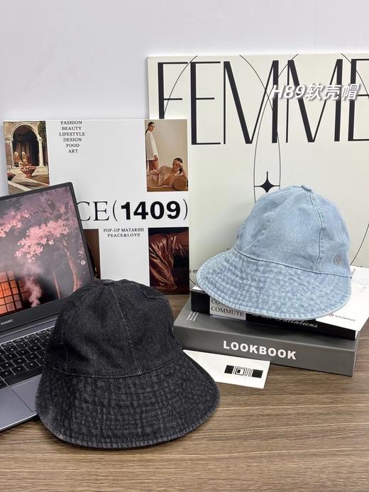 F0327105春季新款牛仔防晒软壳帽可调节遮阳渔夫鸭舌帽 商品图0