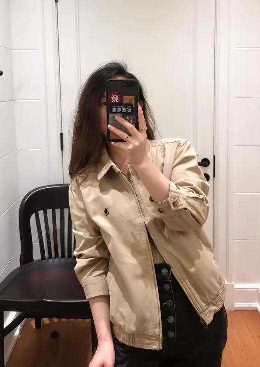 拉夫新款新撞色领刺绣棒球夹克 商品图13