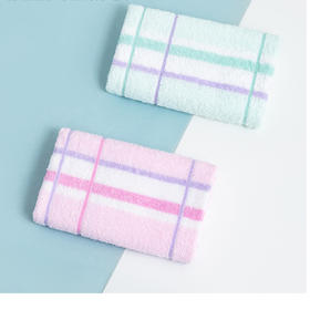 414萃众 全棉彩条毛巾2条装 1225FV