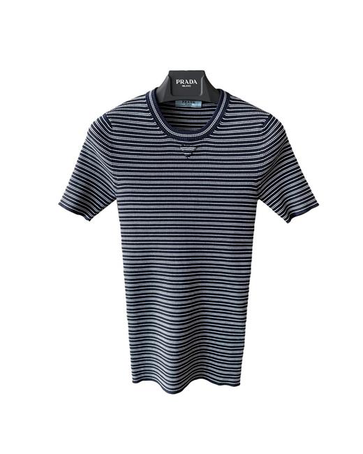 女款修身条纹短袖针织衫la020 商品图0