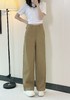 春夏新款贝斯裤工装裤女士高腰休闲裤宽松显瘦长裤 商品缩略图3