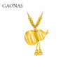 GAONAS  古韵今风 新中式金色葫芦项链11951XGO 商品缩略图0