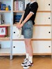 缪缪 新品26Ss新款拼接条纹翻领POLO衫 商品缩略图3