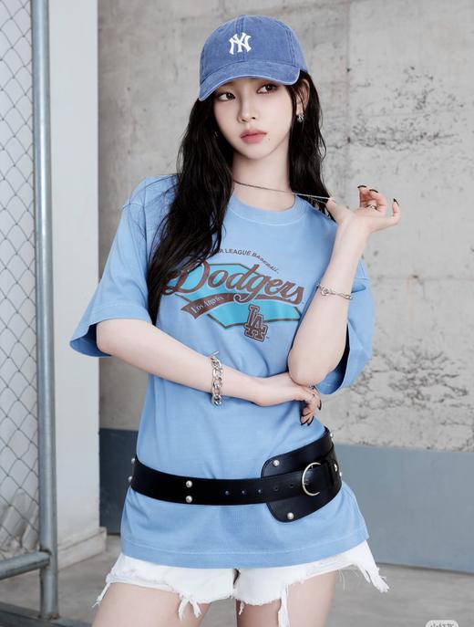 MLB印花圆领T恤情侣款短袖MLB1609 商品图2