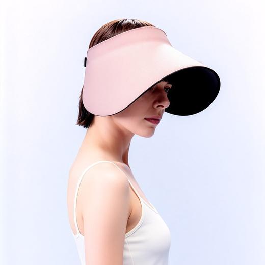 情官网189！露丝同款情侣款加大帽檐可折叠防晒帽 UPF50+防紫外线太阳帽无痕全遮光空顶防晒帽 商品图4