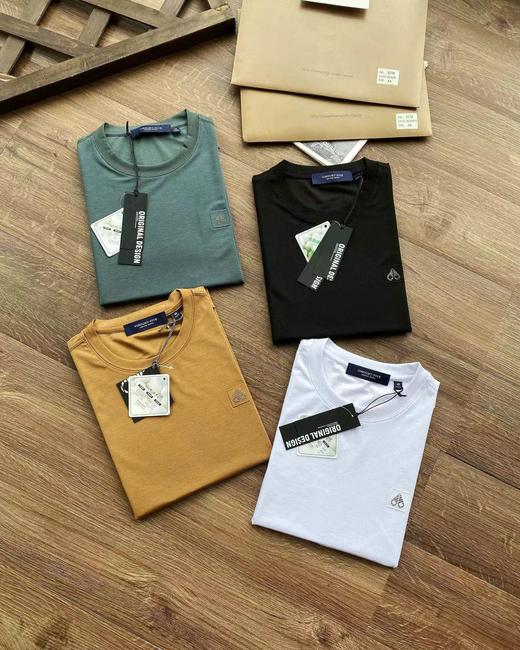 F0327115凉感免烫面料凉感速干垂感纯色圆领男士短袖T恤 商品图2