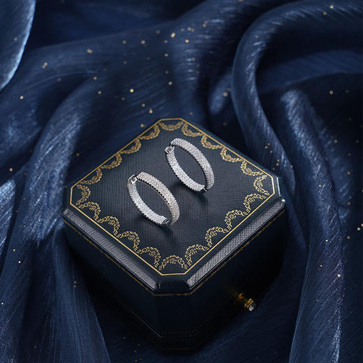 子佩集【清霜沉醉】银S925耳环【FYE-1579】时尚扣环圆圈2601 商品图1