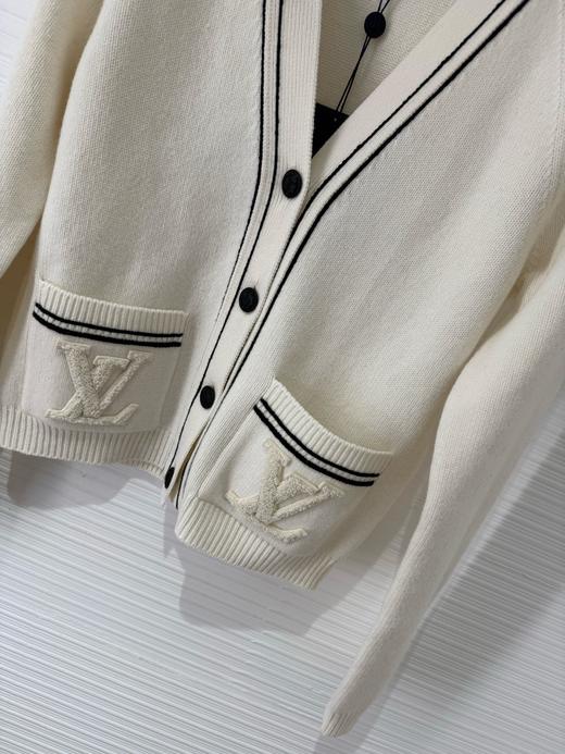 女款口袋logo针织开衫毛衣zh 商品图2