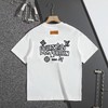 F032710早春新款纯棉双纱水洗情侣款绣花字母标识短袖T恤 商品缩略图7