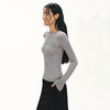 Ariseism黑标 莱赛尔羊毛混纺长袖T恤女春季新款上衣 商品缩略图4