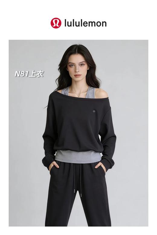 F0327100一包2件装春夏新款女士假两件小心机两穿卫衣 商品图5