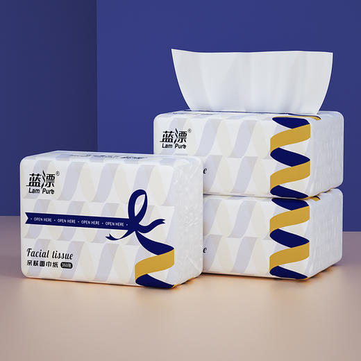 蓝漂 亲肤抽纸360张*6包 LP-37089-6 商品图4