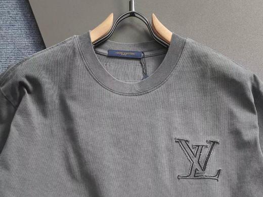 F032758春夏新款圆领百搭日常通勤复古烧花刺绣短袖T恤 商品图5