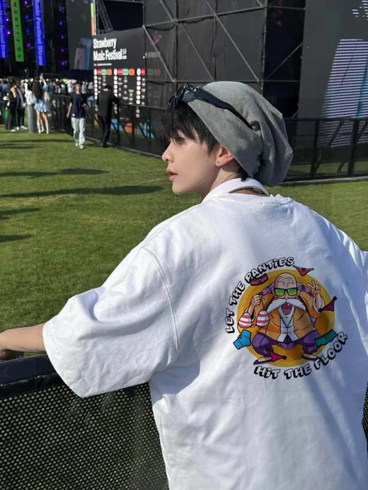 AJ乔丹专柜同步联名新款飞人七龙珠龟仙人联名系列印花情侣短袖 商品图0