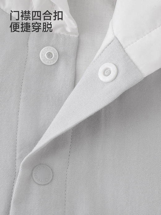 【高定系列】英氏儿童外套春秋新款男童女童浅灰色休闲夹棉薄外套YRWGJ1S040A 商品图2