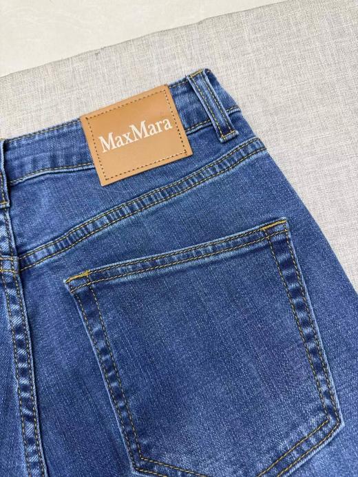 F0327112棉质混纺阔腿牛仔裤水洗做旧直筒休闲裤 商品图8