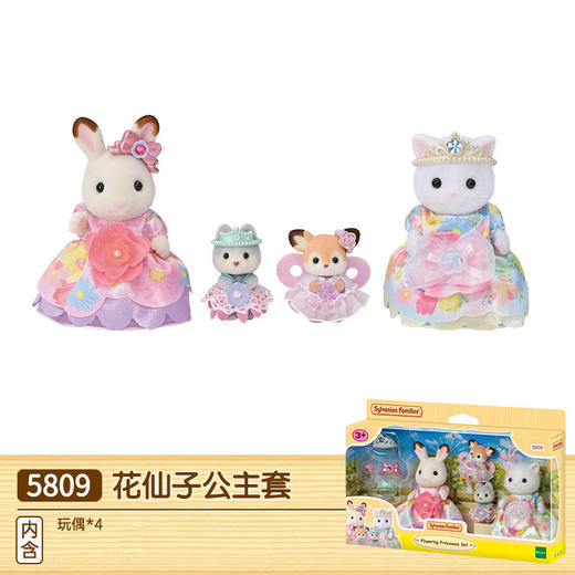 森贝儿家族花仙子公主套女孩过家家儿童玩具玩偶公仔娃娃 商品图0