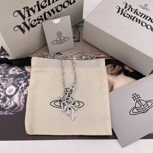 HD11 西太后  绝美别针蝴蝶结项链 商品图0