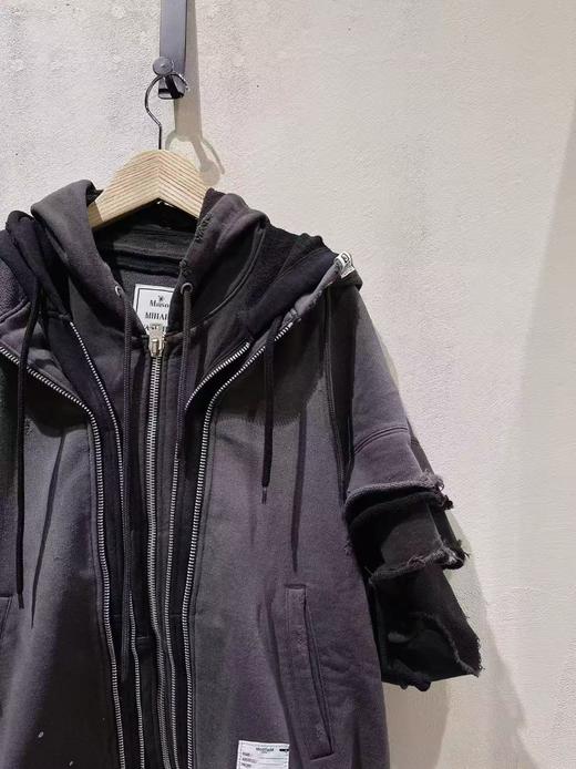 男款拼接短袖连帽外套hu019 商品图2