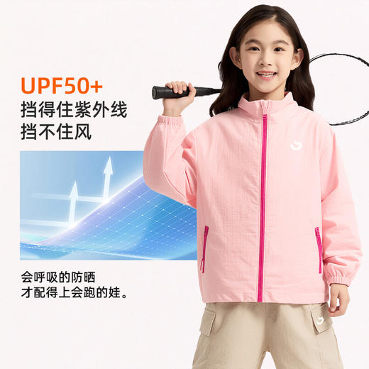【秒杀】2026夏款新品龙之涵儿童中大童轻机能立领上衣H2605 商品图2