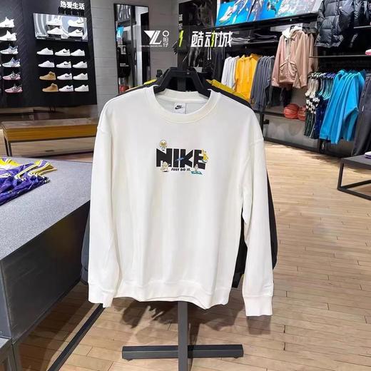 F032727春秋季新款休闲百搭胸前趣味图案户外休闲情侣长袖卫衣 商品图5