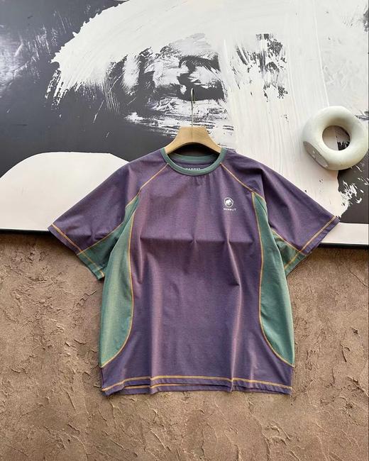 F032774男女同款轻量裸感明线撞色户外速干透气短袖T恤 商品图11