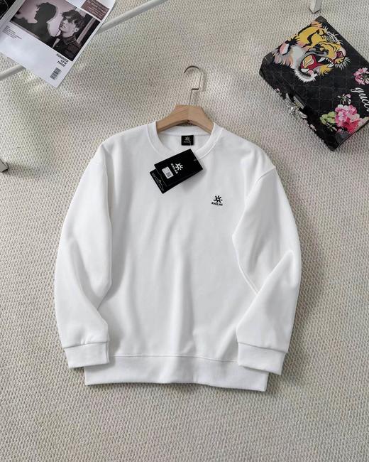 F032739早春新款利落百搭高支纱线刺绣圆领套头休闲卫衣 商品图6