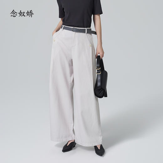 【商场同款】CNT6359 “ 大女主牛仔 ” 活性染料的云舞白 结合棉麻质感雅致大气 舒适有品质 商品图0