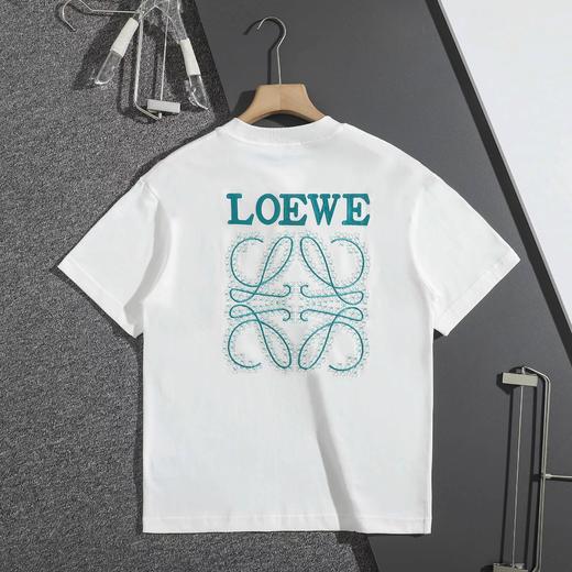 F032702早春新款男女同款纯棉水洗面料万针刺绣圆领短袖T恤 商品图6