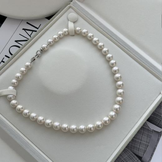ji光爱迪生珍珠项链 澳白即视感 9-11mm 正圆微瑕 商品图0