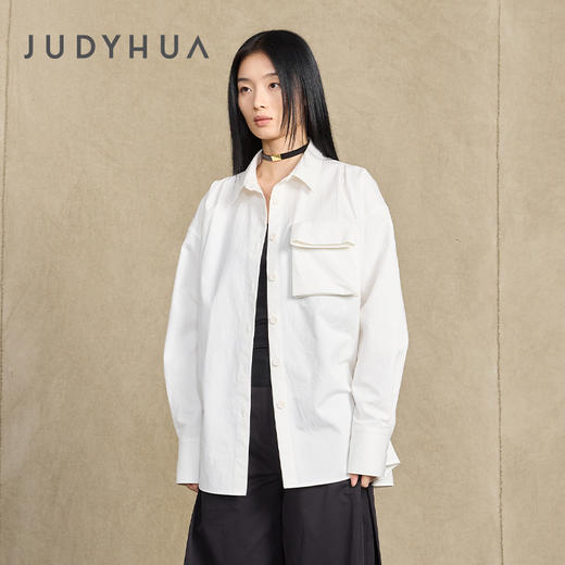 JUDYHUA 被解构的时间层叠口袋衬衫 商品图1