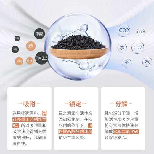 绿之源 梅兰竹菊活性炭包500g*4 Z-2818 商品图3