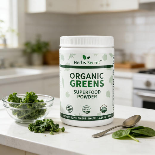 美国Herb’s Secret  SuperFood有機蔬果粉绿粉 300g 商品图8