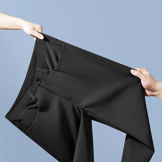 【DDP】【三防】大依优型大码男装夏季休闲长裤西装裤型商务休闲高弹长裤 商品图4