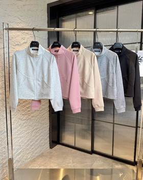 F032768春季秋季女款落肩设计立领宽松版型不松垮外套