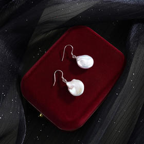 子佩集【潮汐诗行‌】银S925珍珠惜王妃耳环【ZZEH007】巴洛克2602