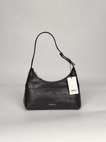 【特价处理】意大利Furla芙拉单肩腋下包灰紫色