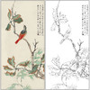 工笔画白描底稿于非闇花鸟《红衣画眉》临摹勾线高清打印稿FA72 商品缩略图0