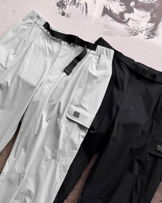 F032775立体剪裁拼接锥形裤裤型松紧腰设计外防运动裤子软壳裤 商品图2