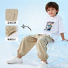 贝贝怡童装儿童防蚊裤2026夏季新款男女童休闲工装裤洋气束脚长裤ZB2FK011 商品缩略图4