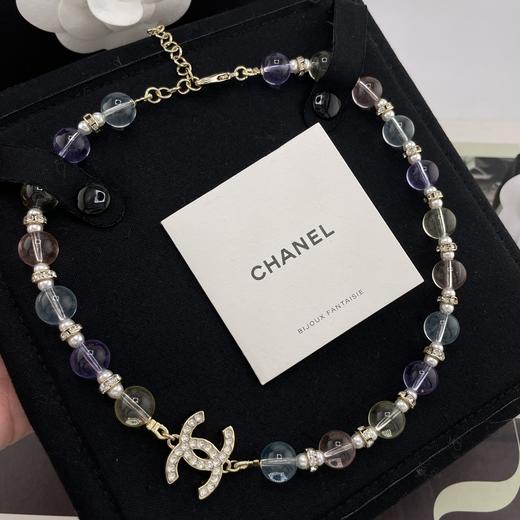 HD17 香奈儿 琉璃彩珠双c项链 商品图0