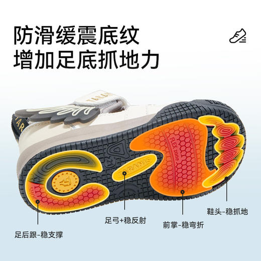 泰兰尼斯儿童鞋夏季新款机能鞋学步凉鞋男宝宝212面包鞋女童鞋子T07T6B8811 商品图3