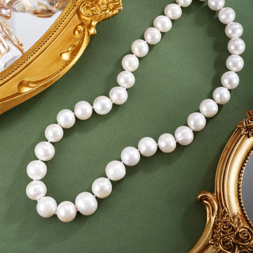 子佩集银S925珍珠惜王妃项链【ZXLY11-14MM】珠串2602 商品图0
