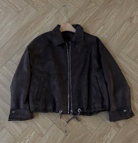 【门店同款】ENJOY秋季“浮光织影”抽绳夹克外套 166395102