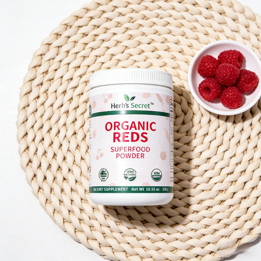 【瑕疵清仓 结块款】Herb’s Secret  SuperFood有機蔬果粉红粉 300g 买一送二❗️ 商品图9