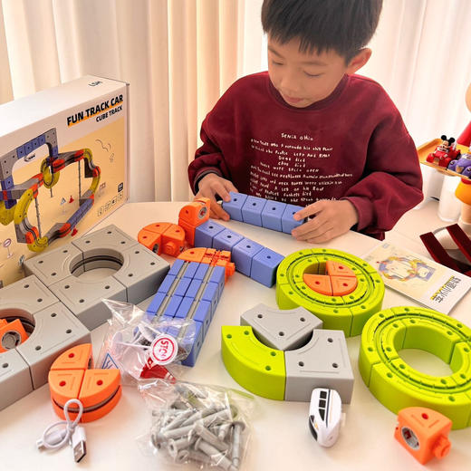 🔥99.9燃爆❗️反重力物理魔变轨道94pcs❗️拒绝磁力摩擦&生锈 ABS母婴齿轮反重力设计更安全 实打实上千种玩法 DIY发挥无瓶颈创作 逻辑思维一站式冲击训练 商品图3