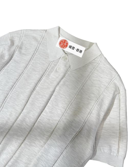 男款亚麻短袖针织Polo衫ba015 商品图2